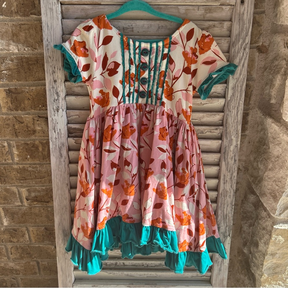 Wildflowers Clothing  Wild Flowers Girl Dress   size 4T Floral Twirly

.